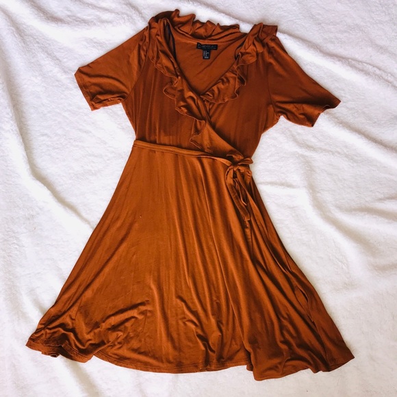 Forever 21 Dresses & Skirts - FOREVER 21 RUST COLORED A-LINE DRESS